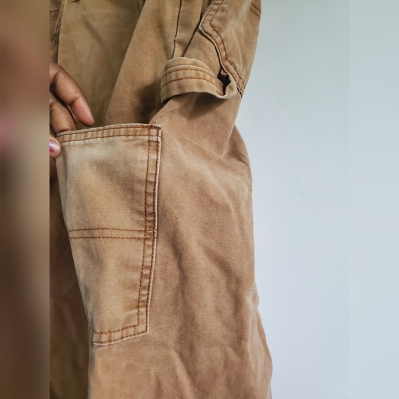 retro vintage wide leg cargo pants - Picture 8 of 9